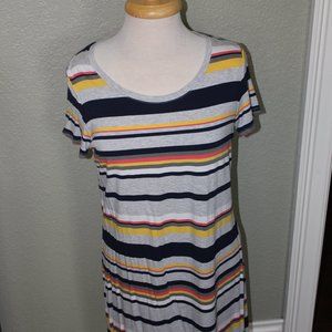 Striped T-Shirt Dress